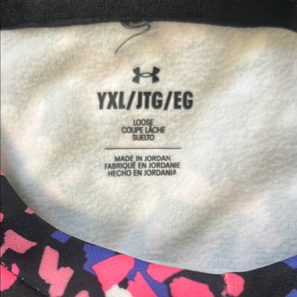 Girls Under Armor colorful pattern sweatshirt - Picture 2 of 3